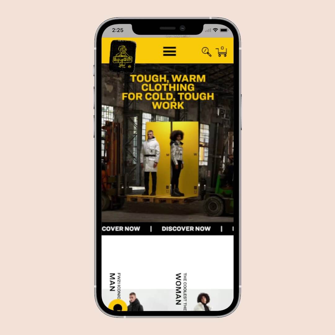 Refrigiwear B2C - AEFFE Lab - Ecommerce in style